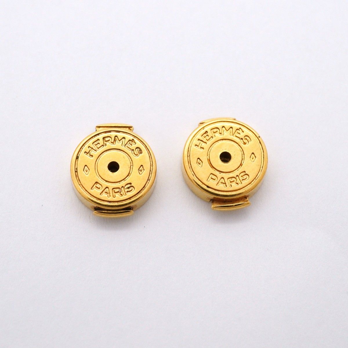 Hermes Earrings Cube Gold Plated Oren Gilet Dice — view 4
