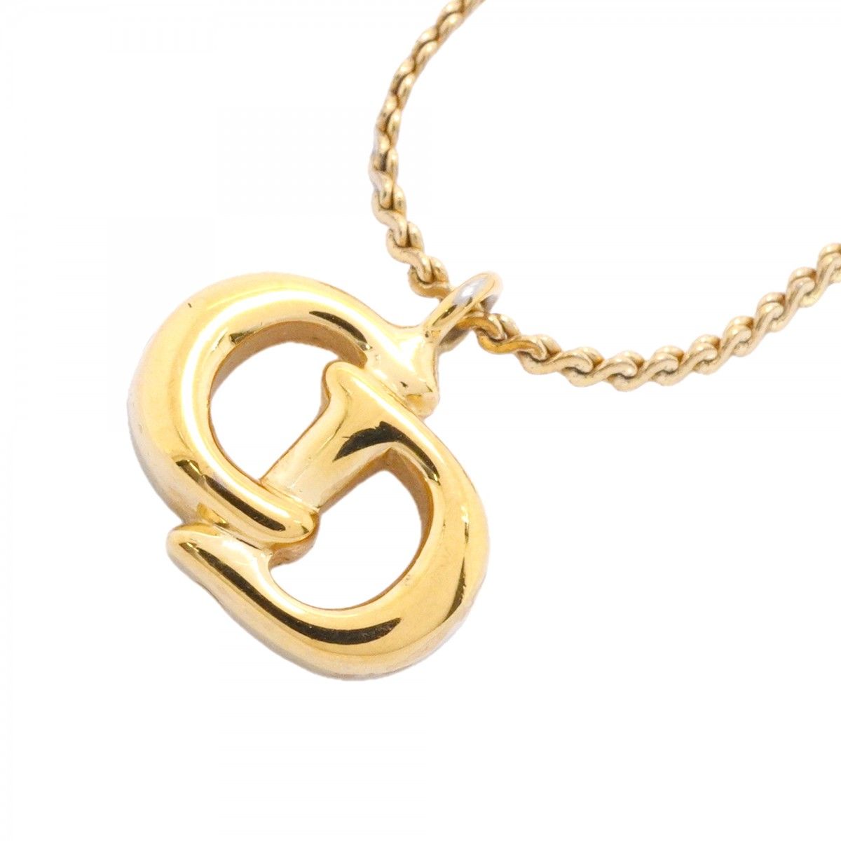 Dior Necklace CD Logo Gold Plated