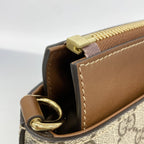 Gucci Handbag GG Supreme Canvas Beige Brown Gold 2-Way — view 8
