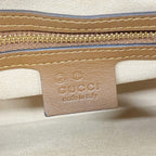 Gucci Handbag GG Supreme Canvas Beige Brown Gold 2-Way — view 5