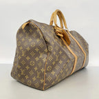 Louis Vuitton Boston Bag Monogram Keepall 50 Brown — view 2