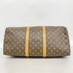 Louis Vuitton Boston Bag Monogram Keepall 50 Brown — view 3