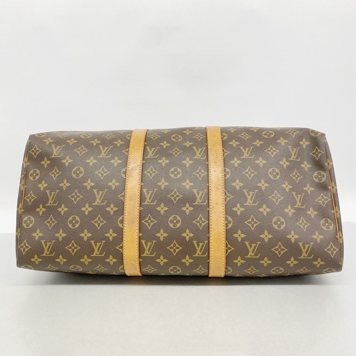 Louis Vuitton Boston Bag Monogram Keepall 50 Brown — view 3