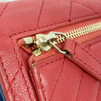 Chanel Trifold Wallet Stitch 2.55 Caviar Leather Pink Gold — view 7