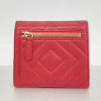 Chanel Trifold Wallet Stitch 2.55 Caviar Leather Pink Gold — view 9