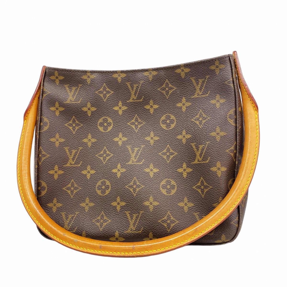 Louis Vuitton Shoulder Bag Monogram Looping MM Brown