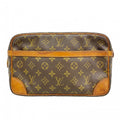 Louis Vuitton Clutch Monogram Compiegne 28 Brown