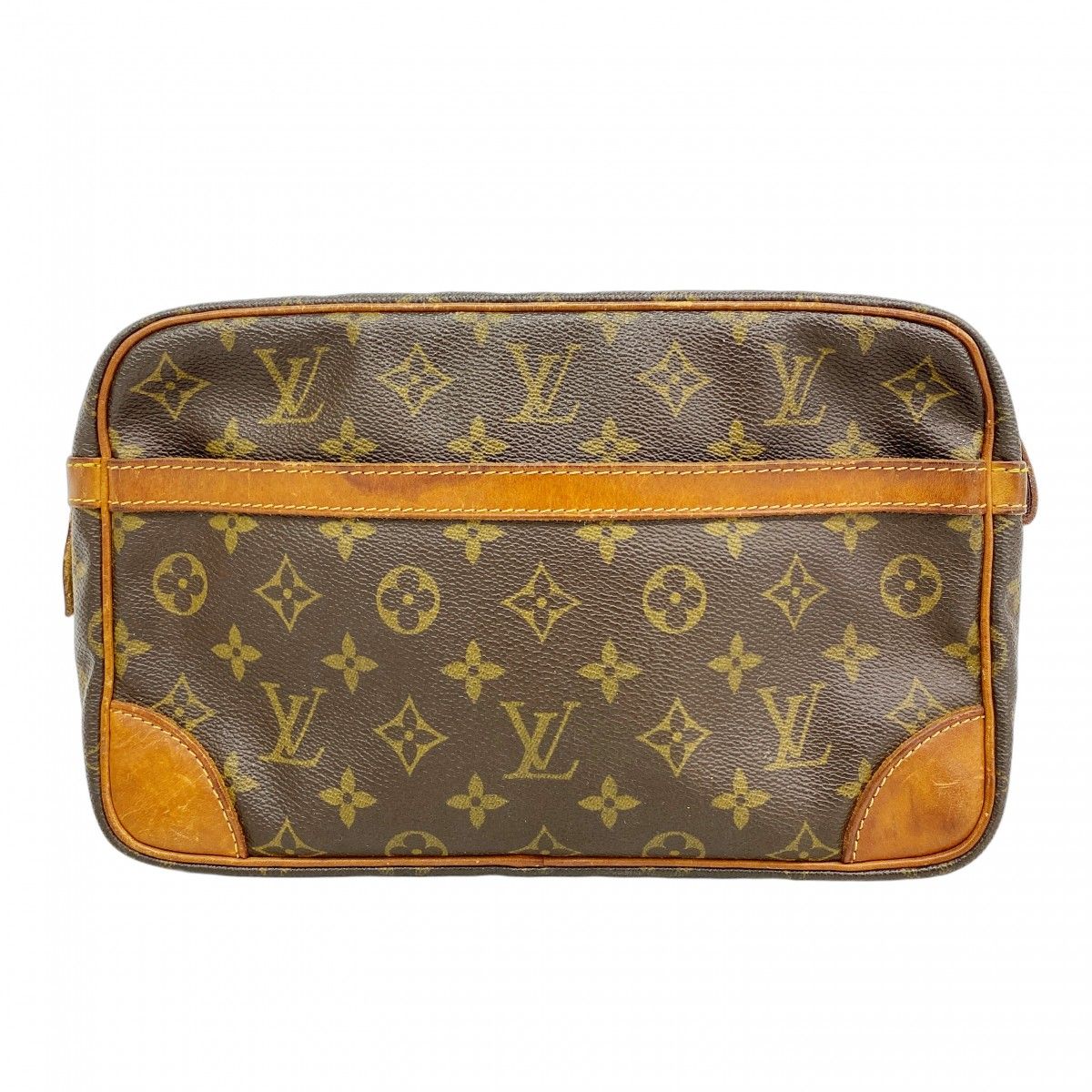 Louis Vuitton Clutch Monogram Compiegne 28 Brown