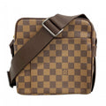 Louis Vuitton Shoulder Bag Damier Olaf PM Ebene