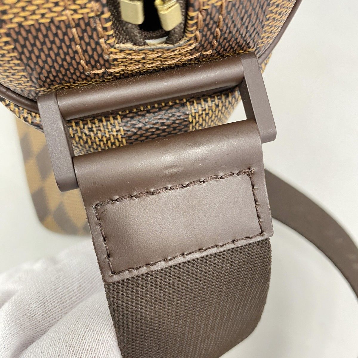 Louis Vuitton Shoulder Bag Damier Olaf PM Ebene — view 8