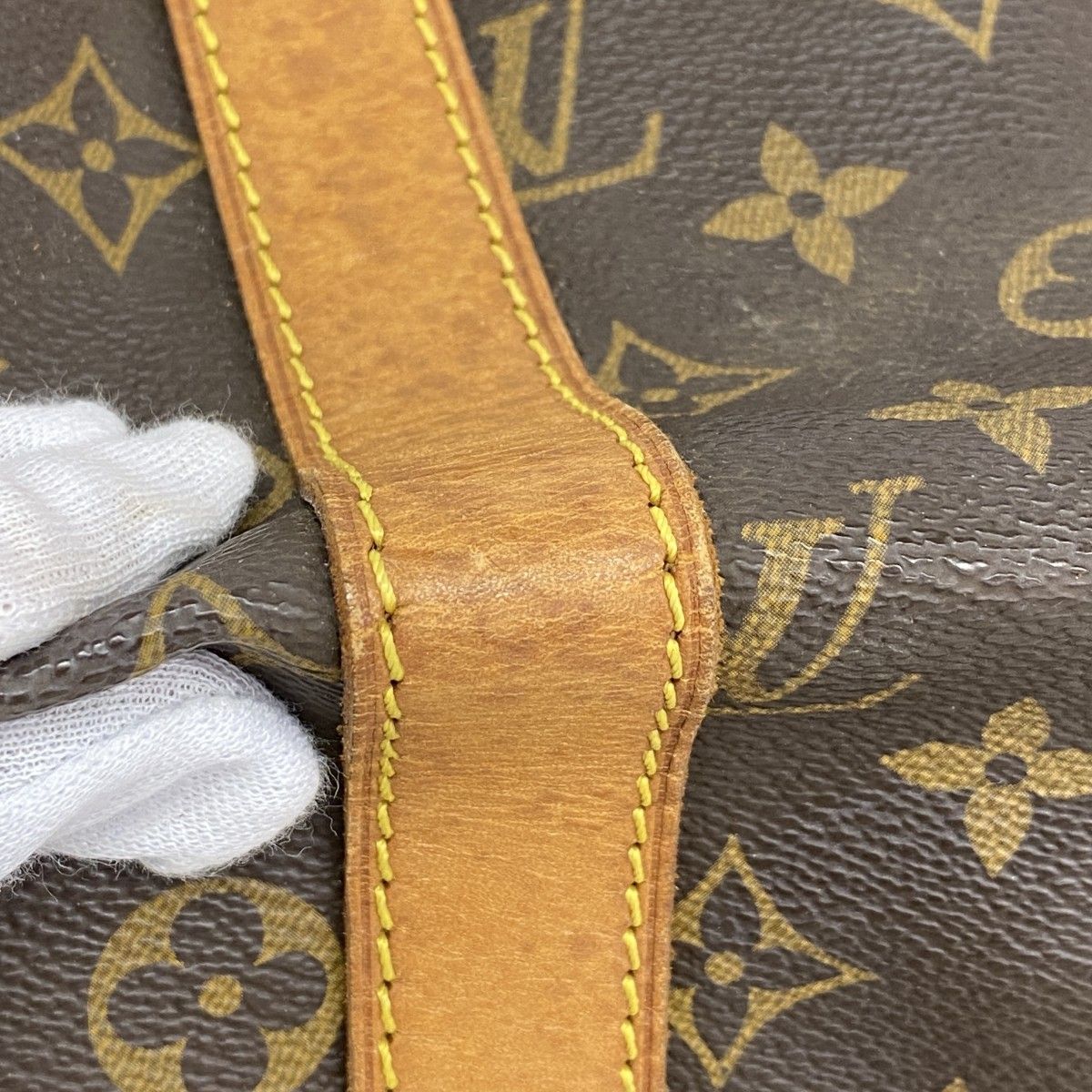 Louis Vuitton Boston Bag Monogram Keepall 45 Brown — view 7