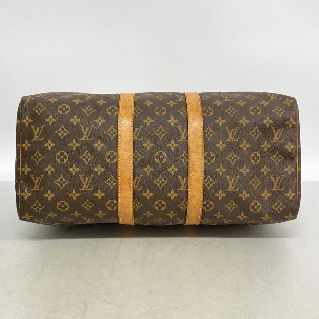 Louis Vuitton Boston Bag Monogram Keepall 45 Brown — view 3