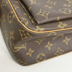 Louis Vuitton Shoulder Bag Monogram Viva Cite GM Brown — view 6