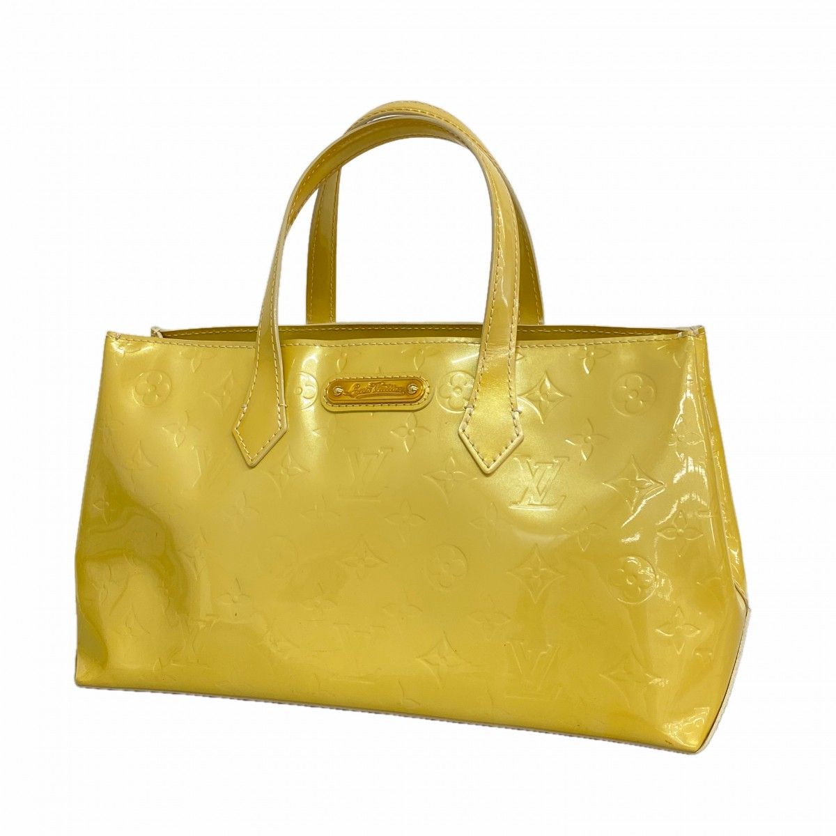 Louis Vuitton Tote Vernis Wilshire PM Blanc Corail