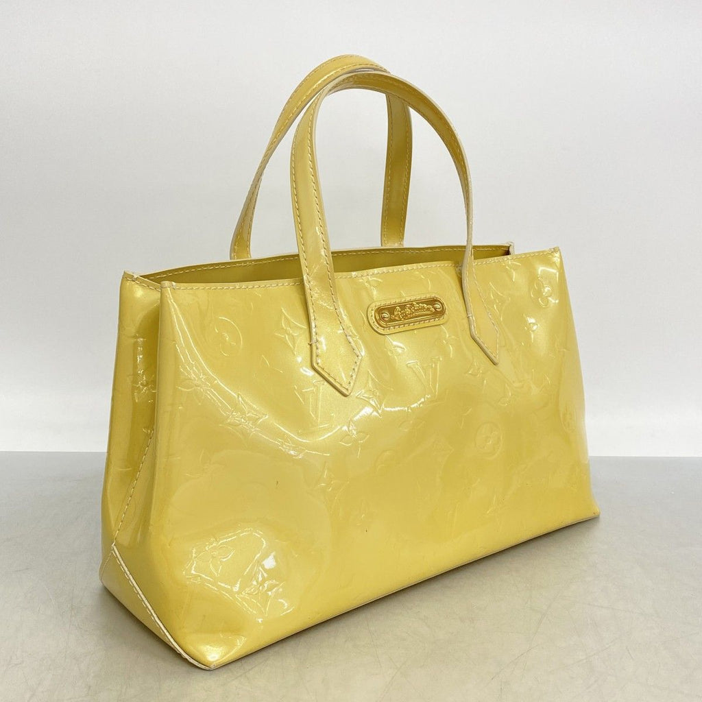 Louis Vuitton Tote Vernis Wilshire PM Blanc Corail — view 2
