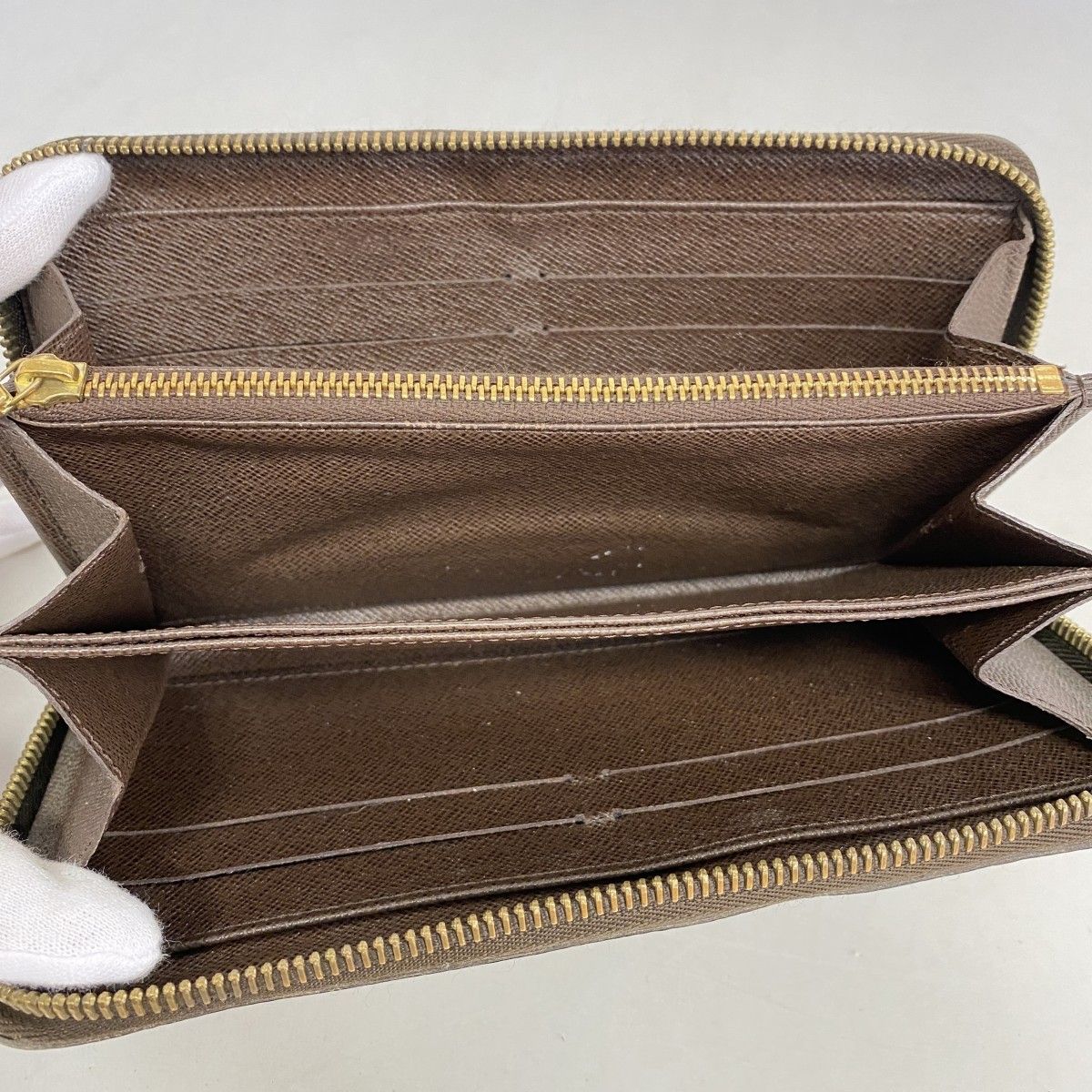 Louis Vuitton Wallet Damier Zippy Ebene — view 3