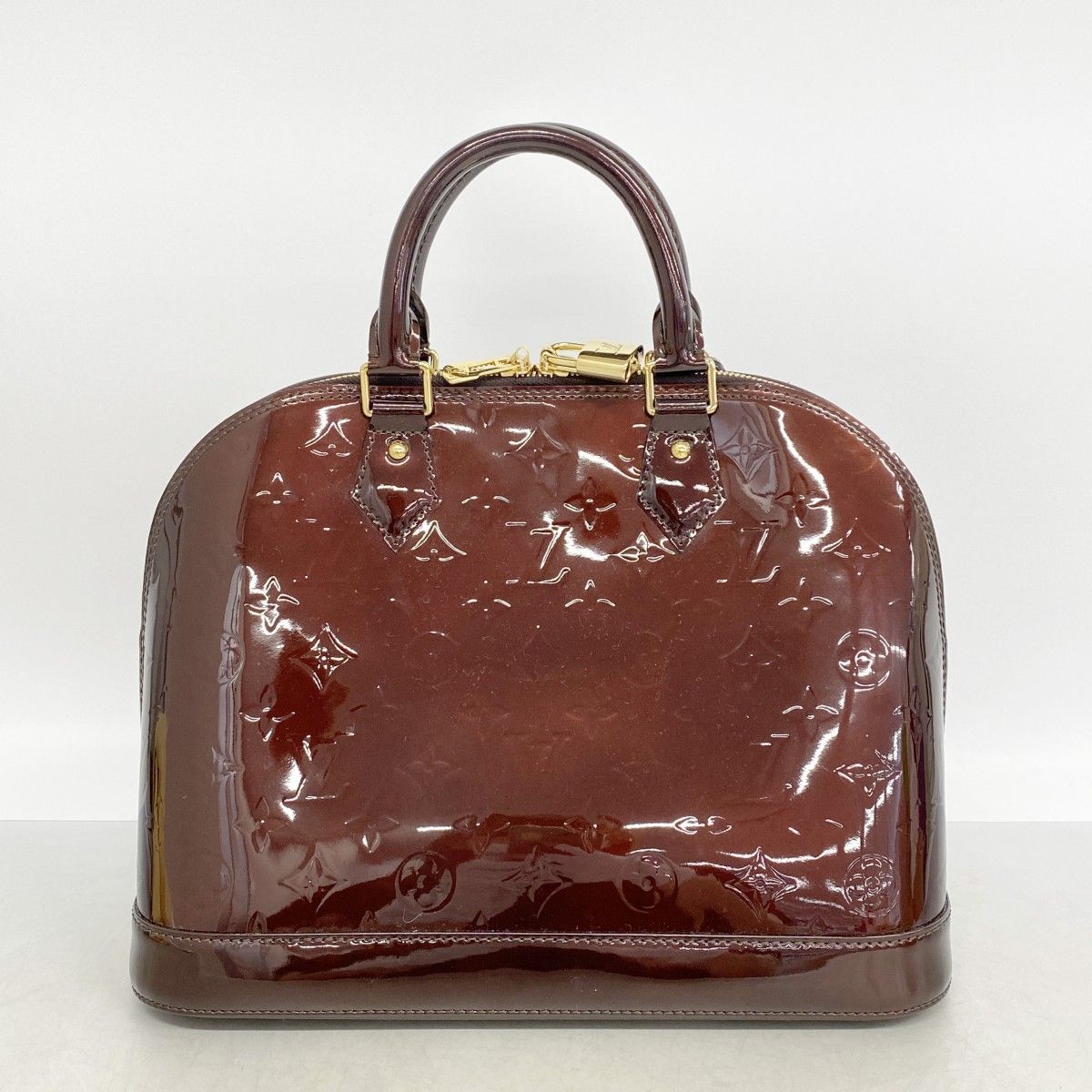 Louis Vuitton Handbag Vernis Alma PM Amaranto — view 9