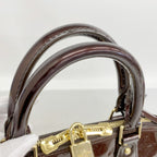 Louis Vuitton Handbag Vernis Alma PM Amaranto — view 8
