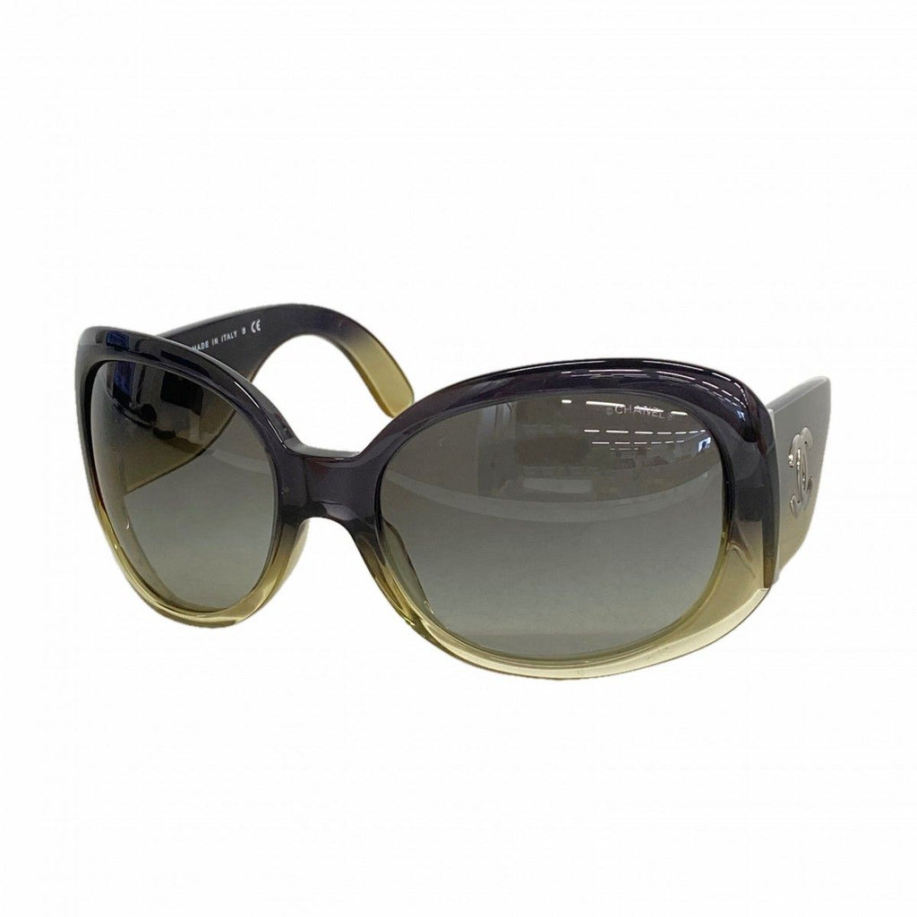 Chanel Sunglasses Acetate Black Silver Eyewear