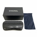 Chanel Sunglasses Acetate Black Silver Eyewear — view 7