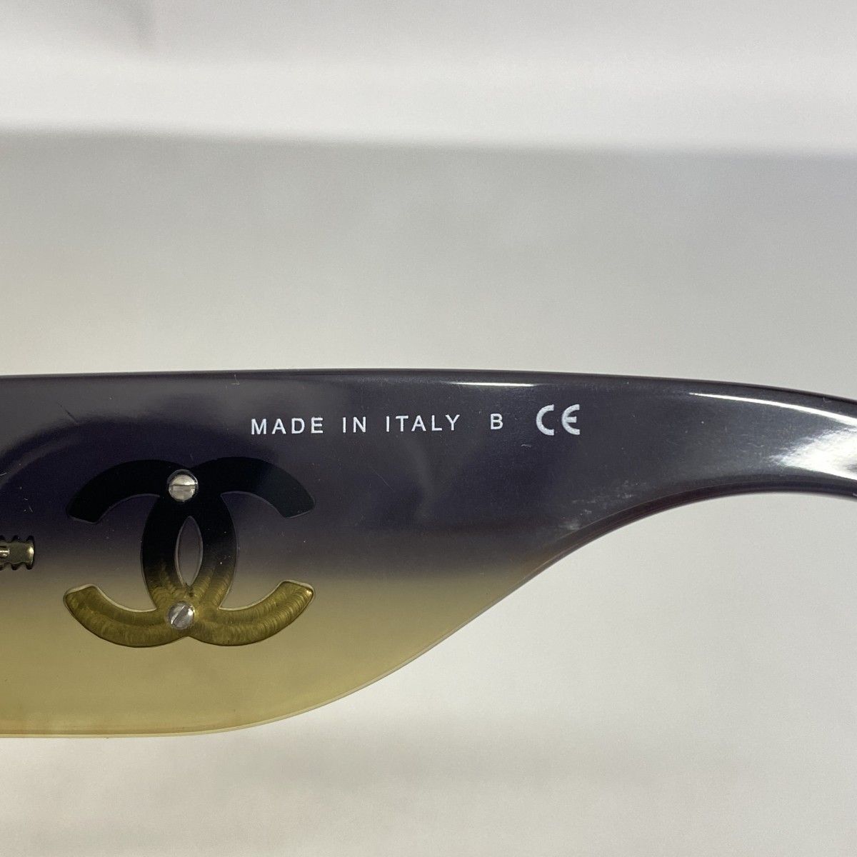 Chanel Sunglasses Acetate Black Silver Eyewear — view 5