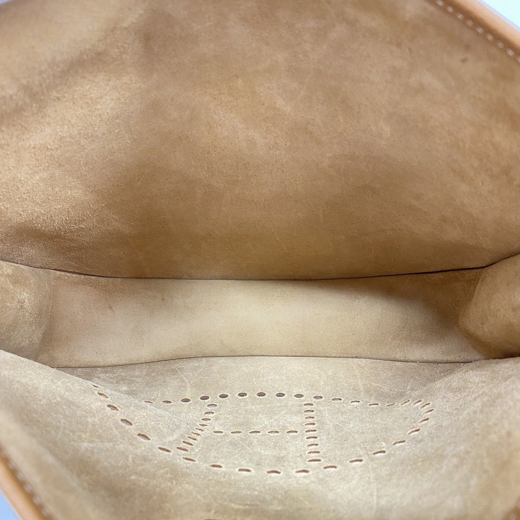 Hermes Shoulder Bag Evelyne Veau Epsom Natural Silver — view 4