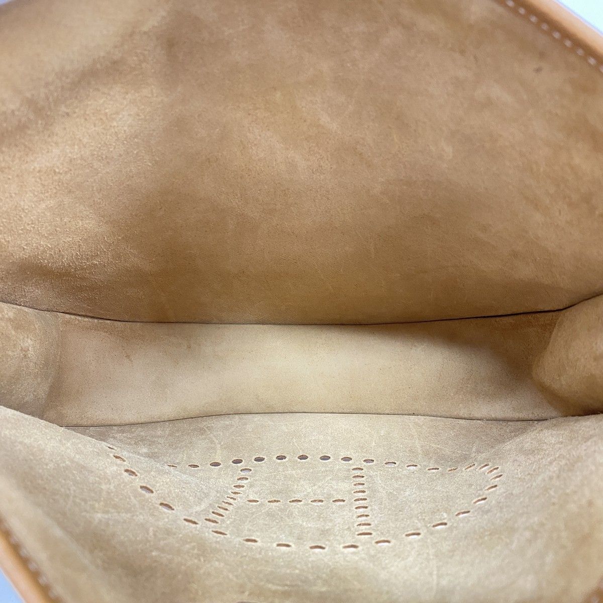Hermes Shoulder Bag Evelyne Veau Epsom Natural Silver — view 4