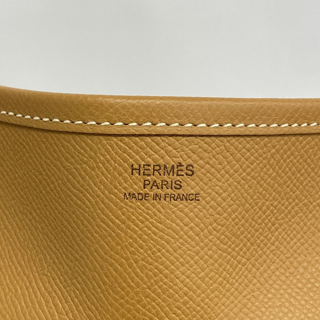 Hermes Shoulder Bag Evelyne Veau Epsom Natural Silver — view 5