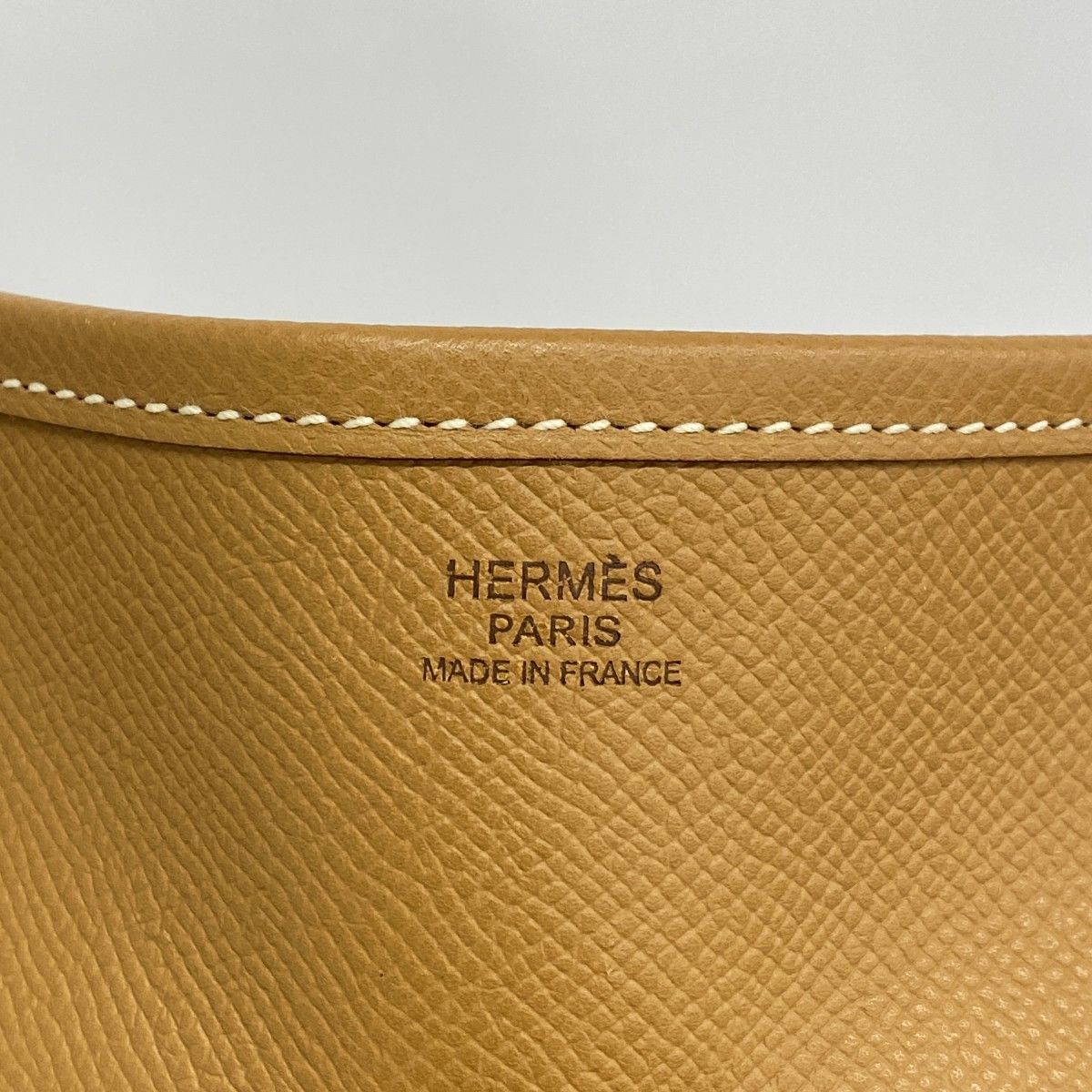 Hermes Shoulder Bag Evelyne Veau Epsom Natural Silver — view 5