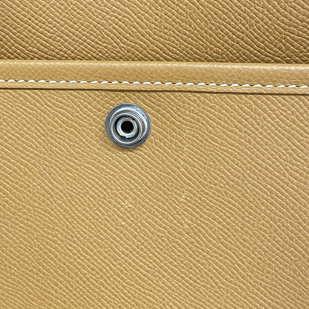 Hermes Shoulder Bag Evelyne Veau Epsom Natural Silver — view 7