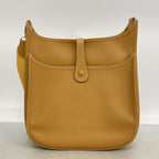 Hermes Shoulder Bag Evelyne Veau Epsom Natural Silver — view 8