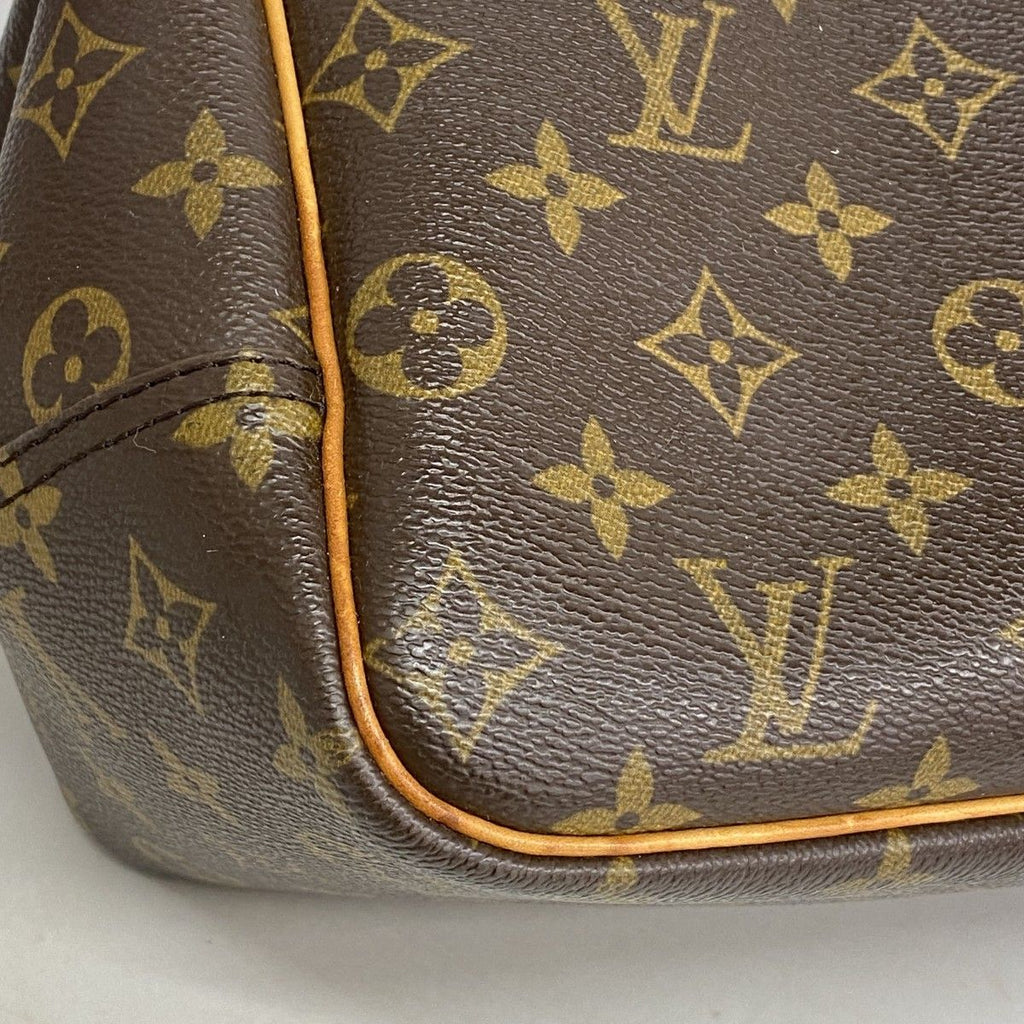 Louis Vuitton Handbag Monogram Deauville Brown — view 6