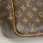 Louis Vuitton Handbag Monogram Deauville Brown — view 6