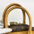 Louis Vuitton Handbag Monogram Deauville Brown — view 9