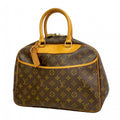 Louis Vuitton Handbag Monogram Deauville Brown