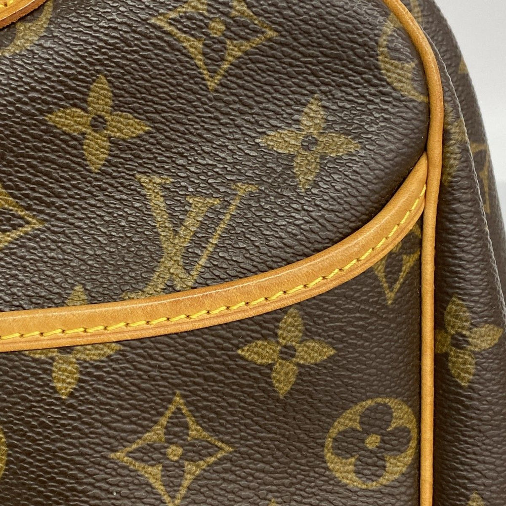 Louis Vuitton Handbag Monogram Deauville Brown — view 7