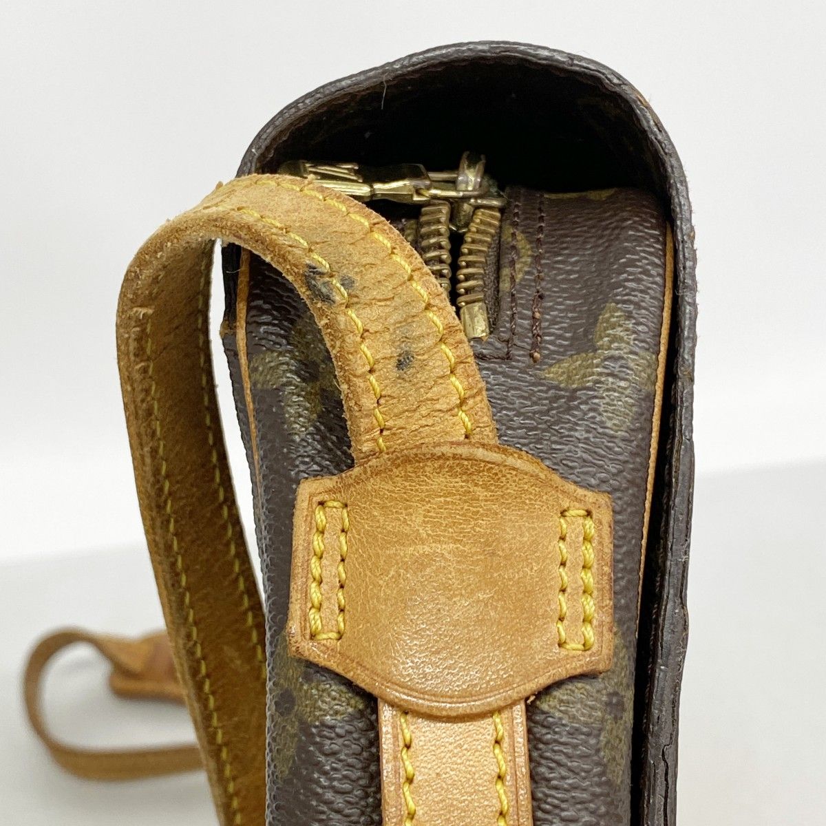 Louis Vuitton Shoulder Bag Monogram Saint Germain 28 Brown — view 8