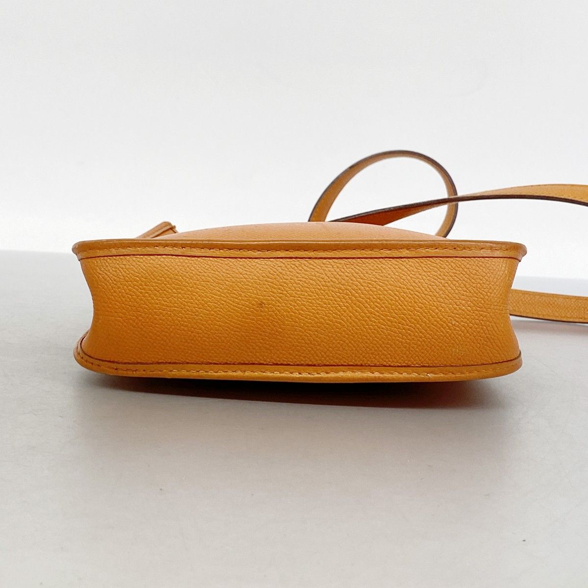 Hermes Shoulder Bag Vespa TPM Veau Epsom Orange Silver — view 3