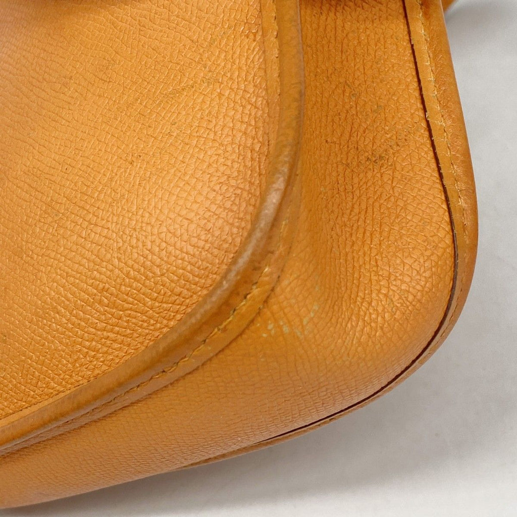 Hermes Shoulder Bag Vespa TPM Veau Epsom Orange Silver — view 6