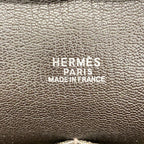 Hermes Tote Plume 32 Toile Ash Havana Silver — view 5