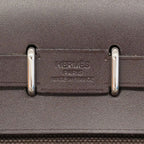 Hermes Shoulder Bag Herbag Zip Mini Toile Military Ebene Silver — view 5