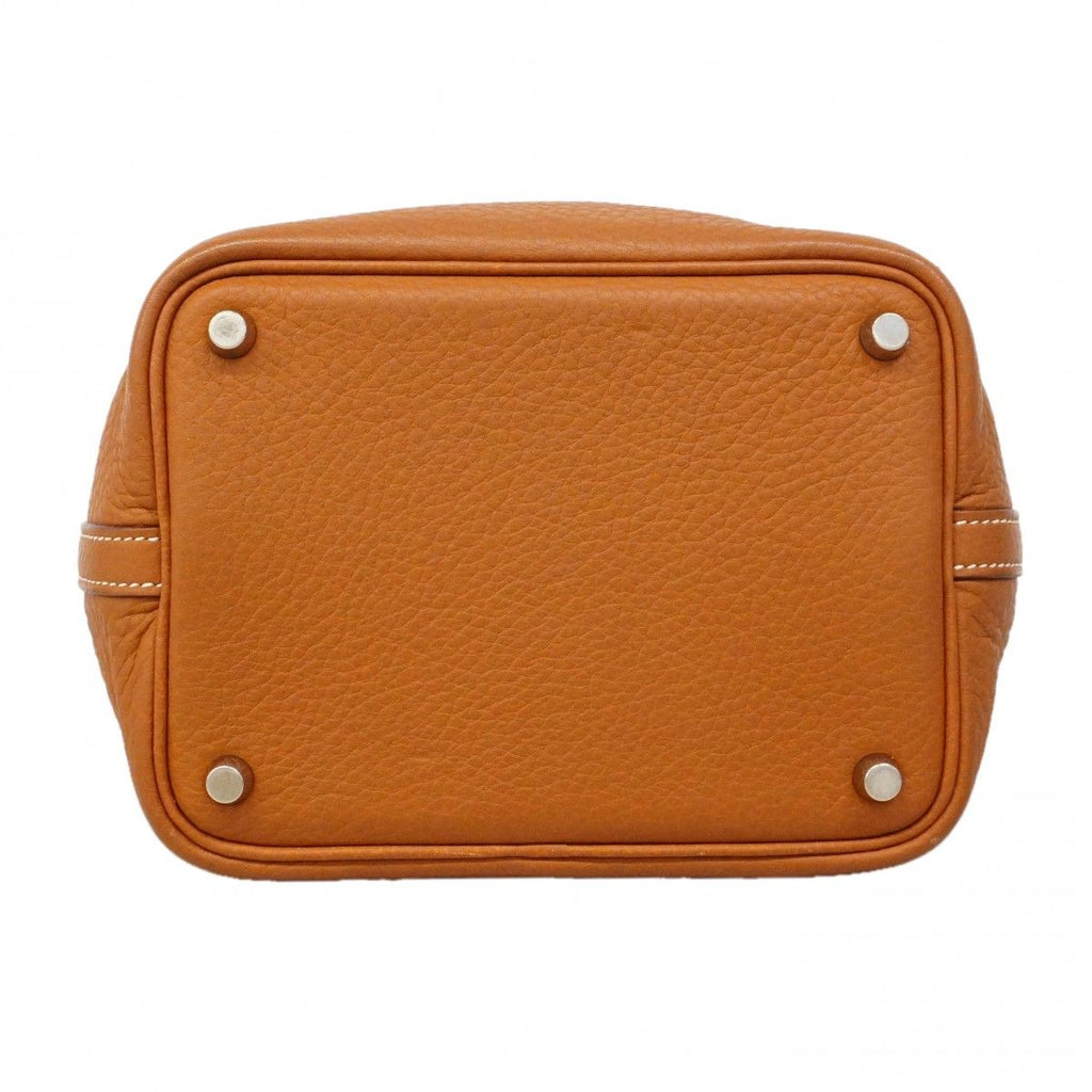 Hermes Handbag Picotin PM Taurillon Clemence Gold Silver — view 3