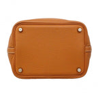 Hermes Handbag Picotin PM Taurillon Clemence Gold Silver — view 3
