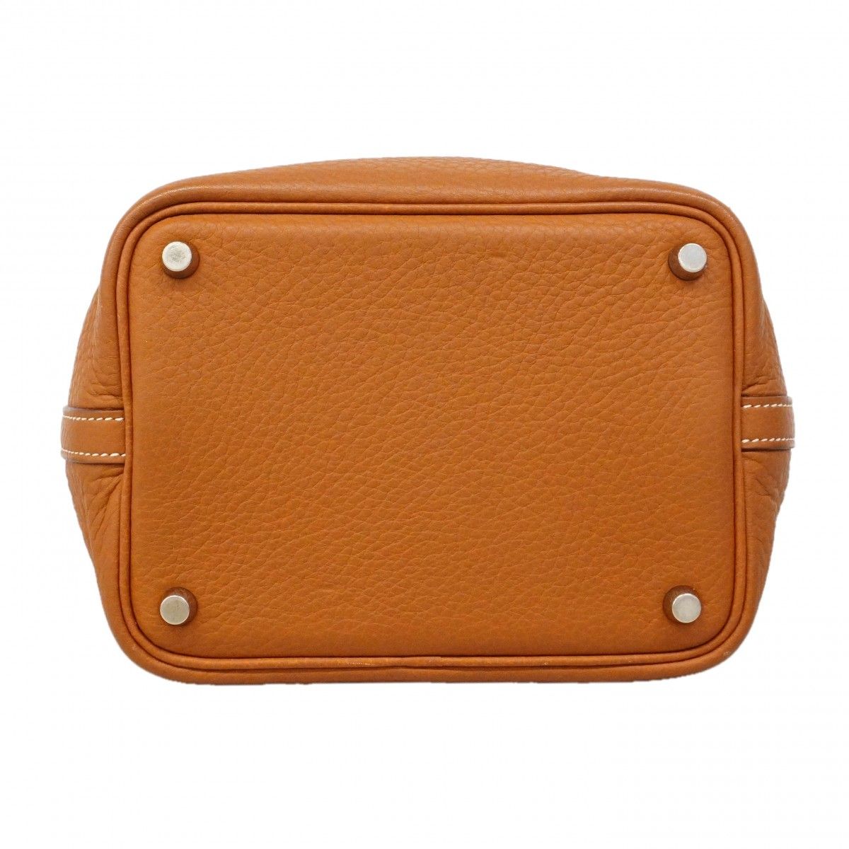 Hermes Handbag Picotin PM Taurillon Clemence Gold Silver — view 3