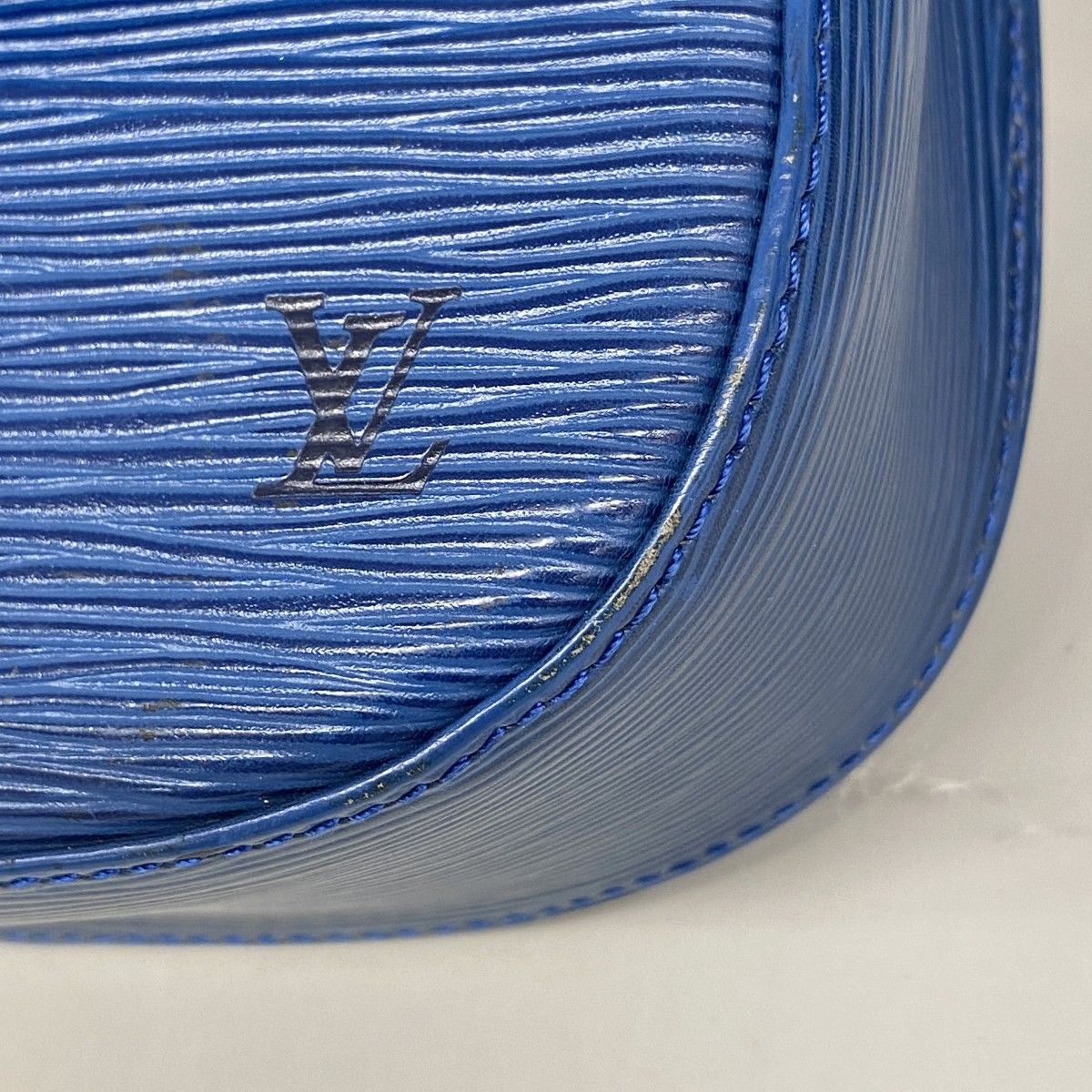 Louis Vuitton Shoulder Bag Epi Saint Cloud Toledo Blue — view 7