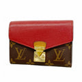 Louis Vuitton Trifold Wallet Monogram Portefeuille Pallas Compact Cerise