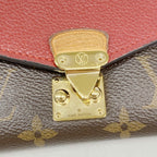 Louis Vuitton Trifold Wallet Monogram Portefeuille Pallas Compact Cerise — view 7