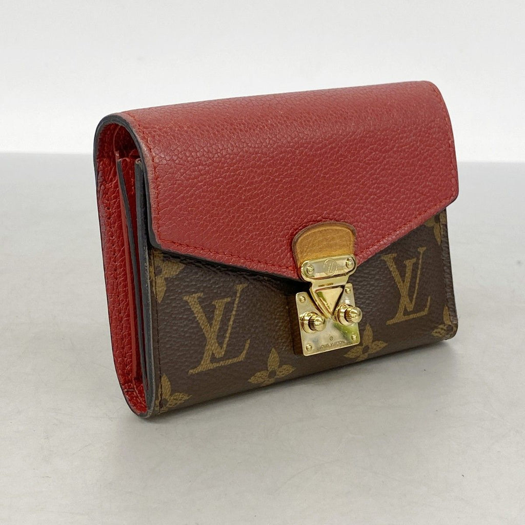 Louis Vuitton Trifold Wallet Monogram Portefeuille Pallas Compact Cerise — view 2