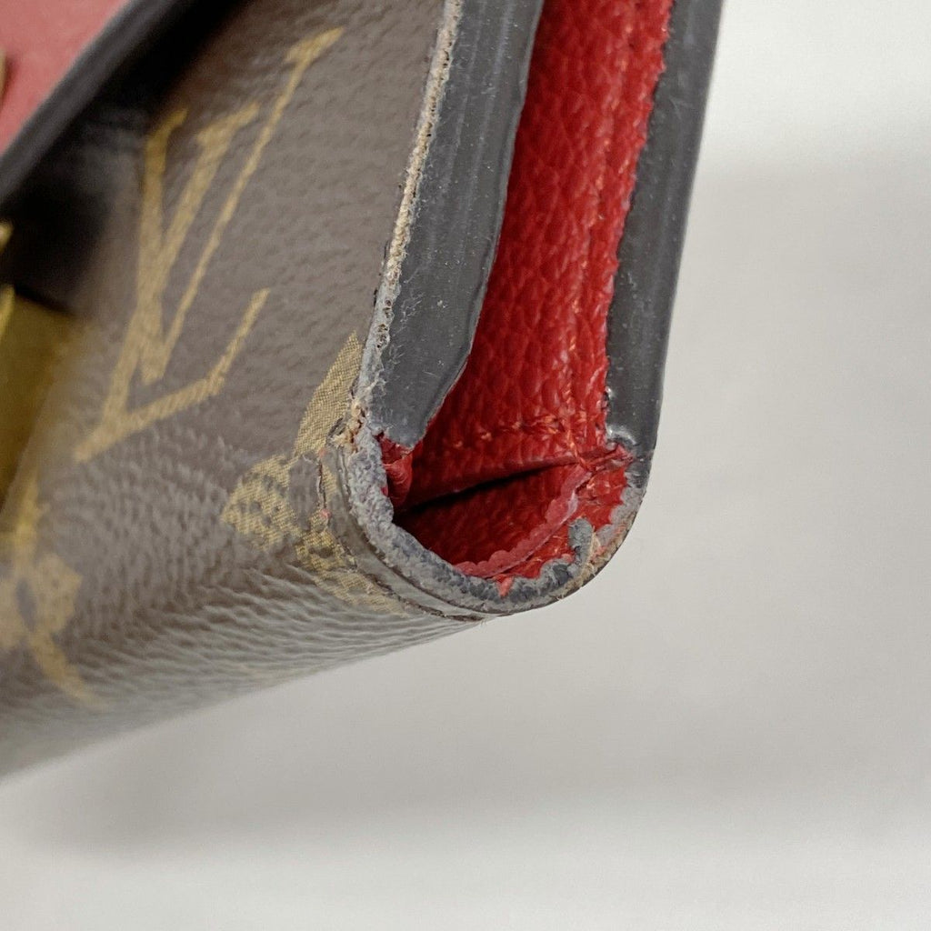 Louis Vuitton Trifold Wallet Monogram Portefeuille Pallas Compact Cerise — view 5