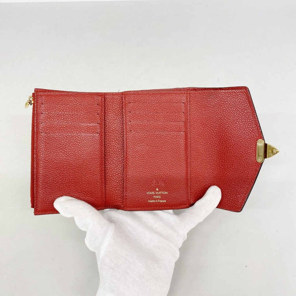Louis Vuitton Trifold Wallet Monogram Portefeuille Pallas Compact Cerise — view 3